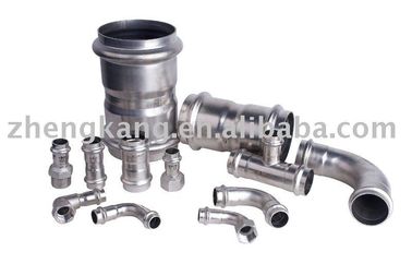 Equal M Profile Press Fittings Stainless Steel Pipe Fittings With Female Threaded Branch